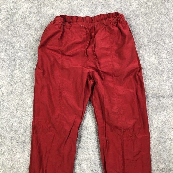 J. Crew Pants Women's Size S Red Cotton Blend Elastic Waist Drawstring - Picture 2 of 11